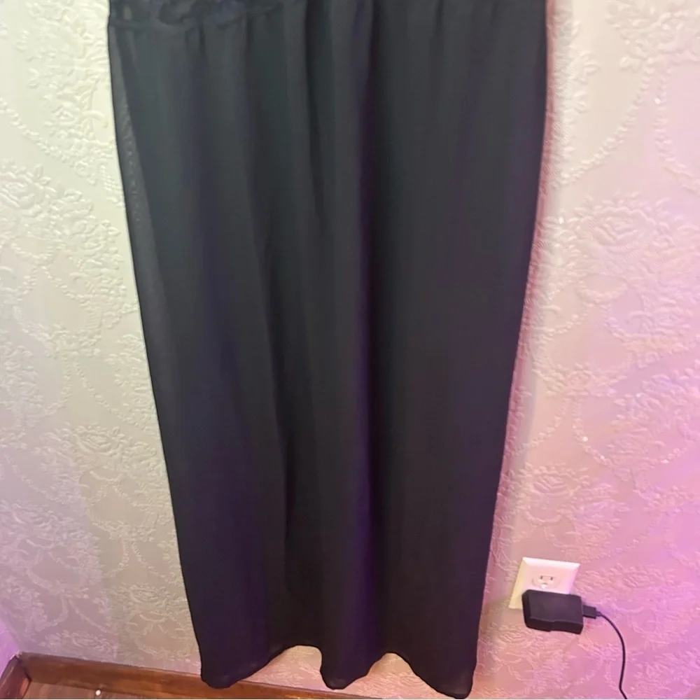 Elegant Black Lace Nightgown Vintage Diane Frais M medium - Picture 3 of 7